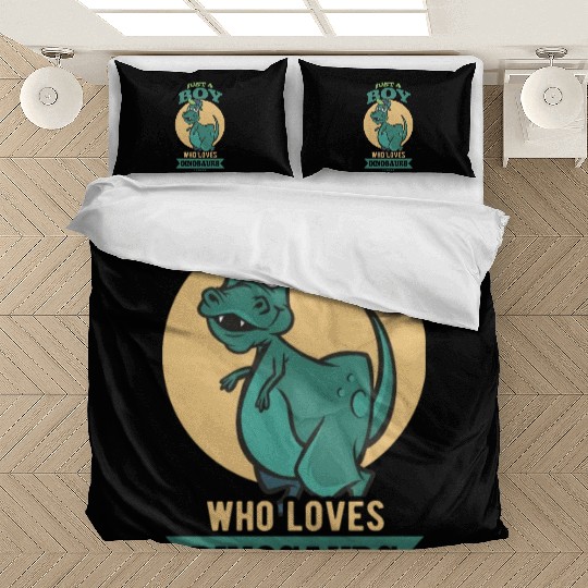 Just A Boy Who Loves Dinosaurs Bedding Sets