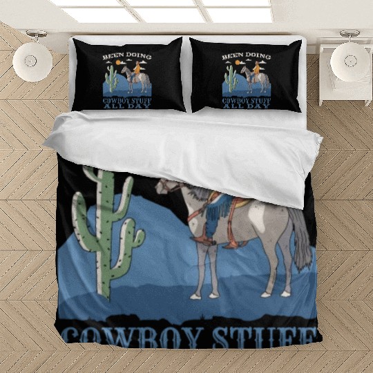 Cowboy Barn Bull Rider Rodeo Country Western Gift Bedding Sets
