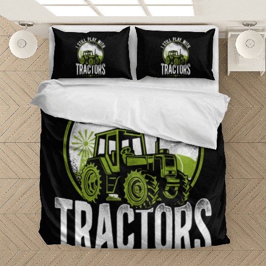 Farming Farmer Tractor Vintage I Bedding Sets