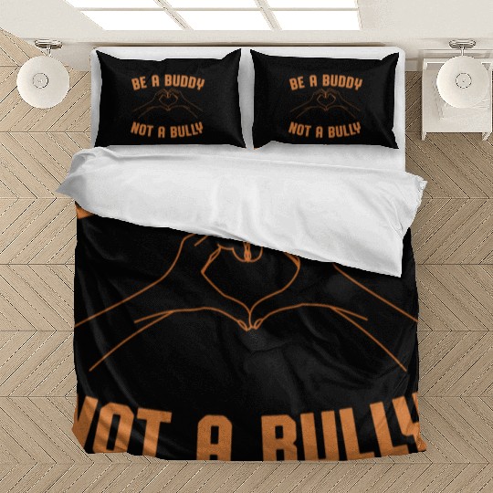 Be A Buddy Not A Bully Orange Unity Day Bullying P Bedding Sets