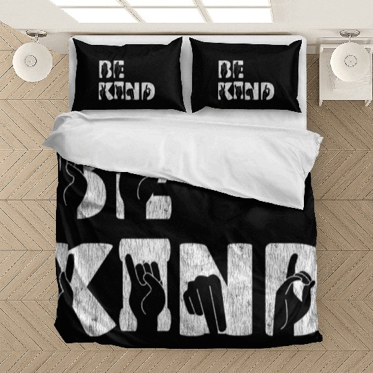 Anti Bully Be Kind Cute Orange Unity Day Bullying Bedding Sets