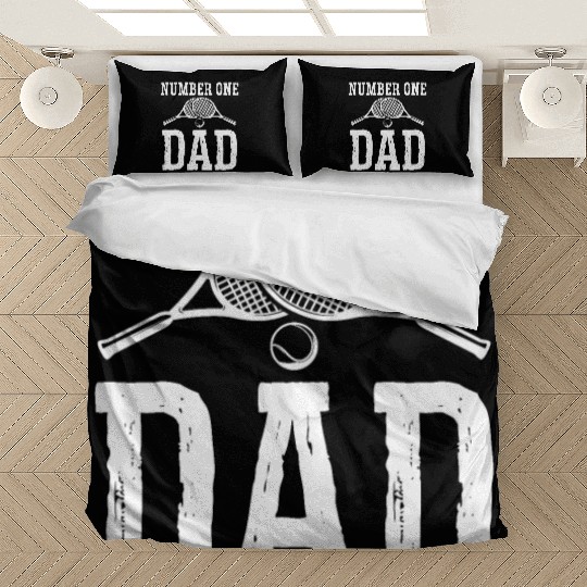 Number One Dad - Racquet Sports Lover Tennis Sport Bedding Sets