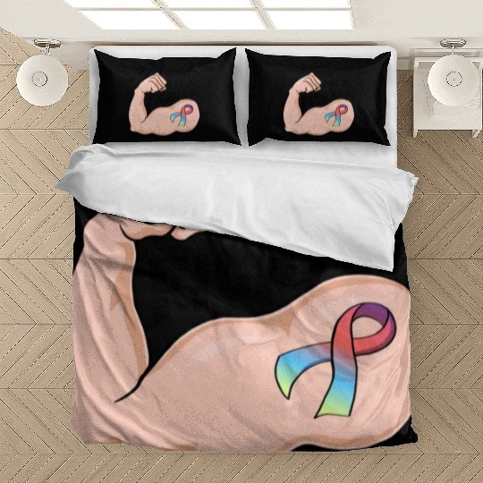 Pride month - Rainbow ribbon Bedding Sets