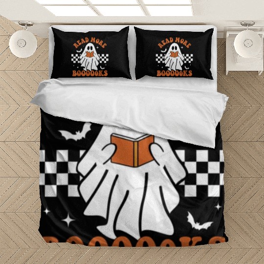 Cute Booooks Ghost Read More Books Funny Teacher Bedding Sets