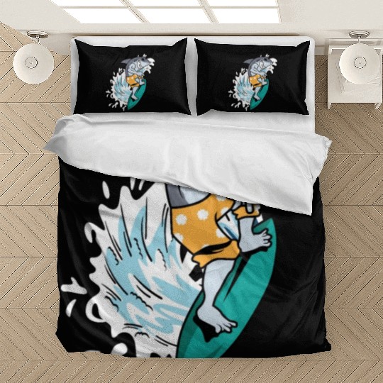 Surfing Shark Wind Surfer Gift Bedding Sets