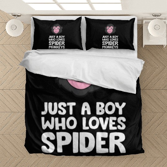 Just a Boy Who Loves Spider Monkeys Bedding Sets