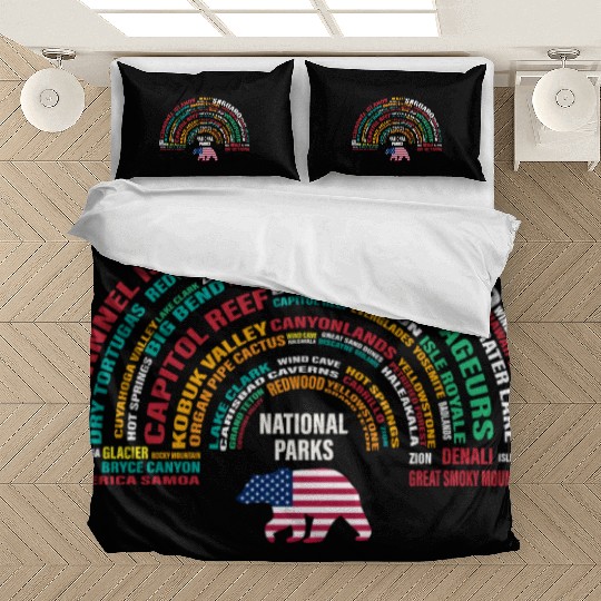 US National Parks, National Park, Denali, Redwood Bedding Sets