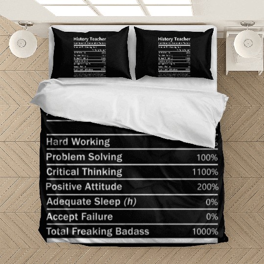 History Teacher Bedding Sets - Nutritional And Undeniab