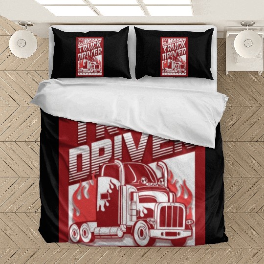 Truck Driver, Truck driving Bedding Sets