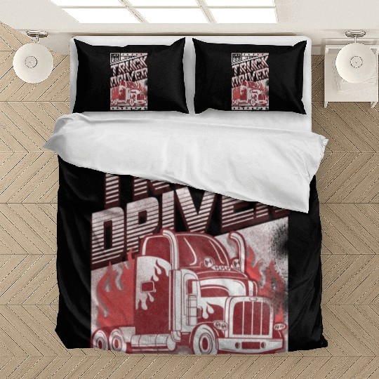 Truck Driver, Truck driving Bedding Sets