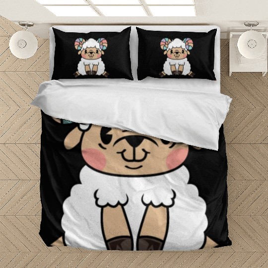Cute Sheep Farmer Gift Bedding Sets