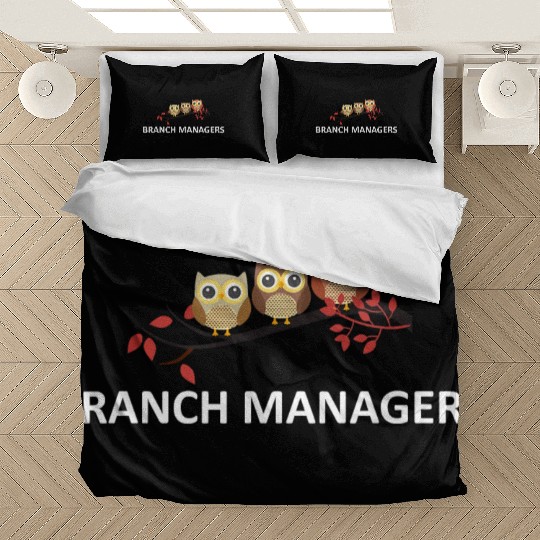 Branch Managers Cute Owls Owl Lover Bird Watcher Bedding Sets