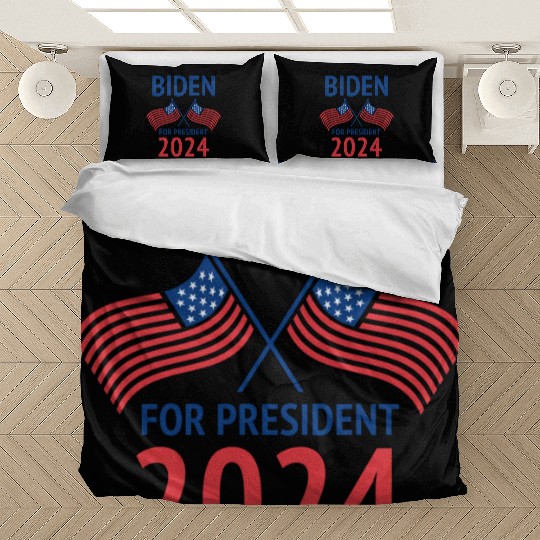 Joe Biden For President 2024 Bedding Sets