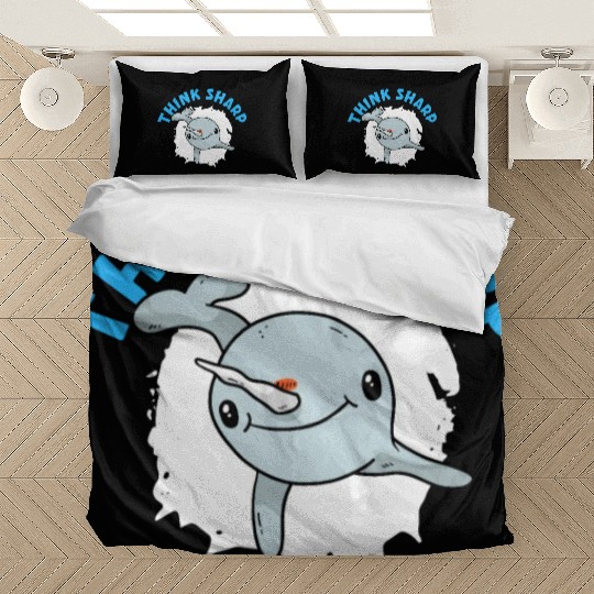 Think Sharp Narwhal Unicorn Of The Sea Animal Bedding Sets