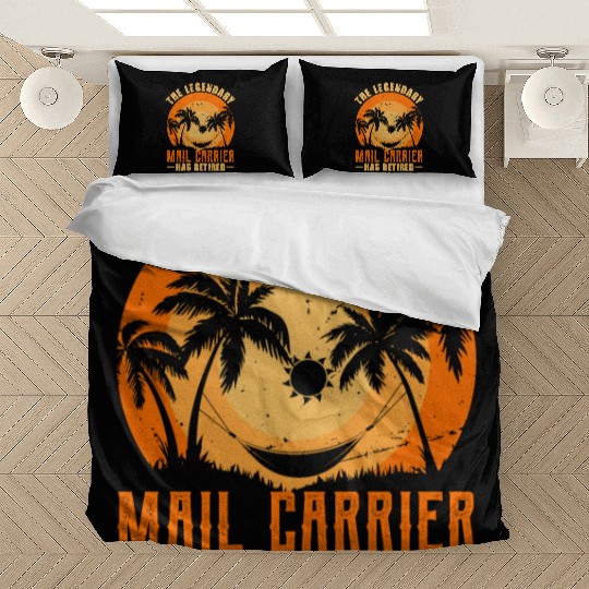 The Legendary Mail Carrier Has Retired Retirement Bedding Sets