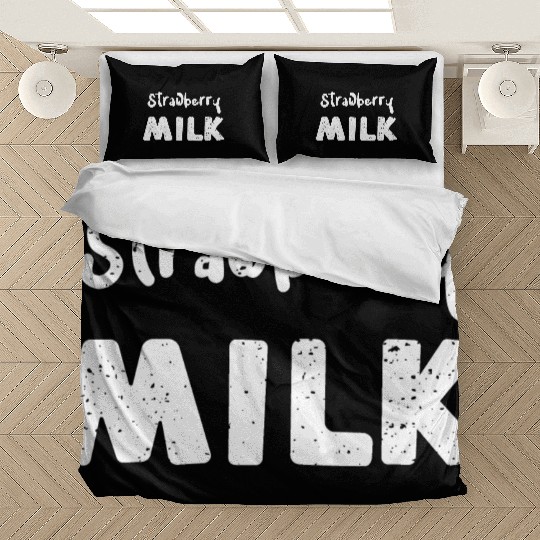 Strawberry Milk - Cow Bedding Sets