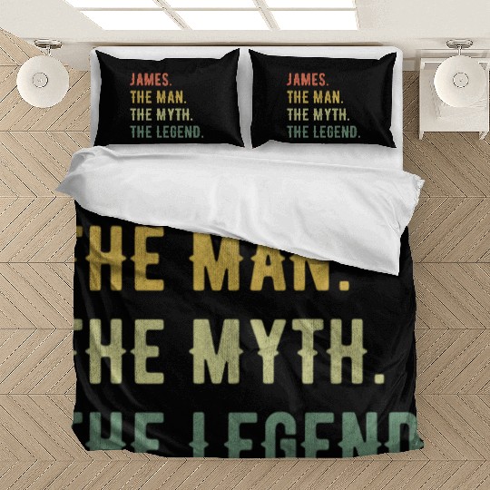 James First Name The Man The Myth The Legend Bedding Sets