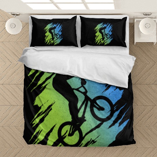 BMX Bike Tricks Boys Bicycle Riders Cycling BMX Bedding Sets