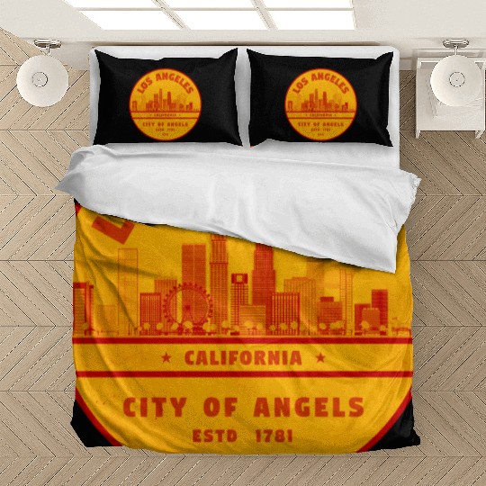 Los Angeles Skyline Bedding Sets