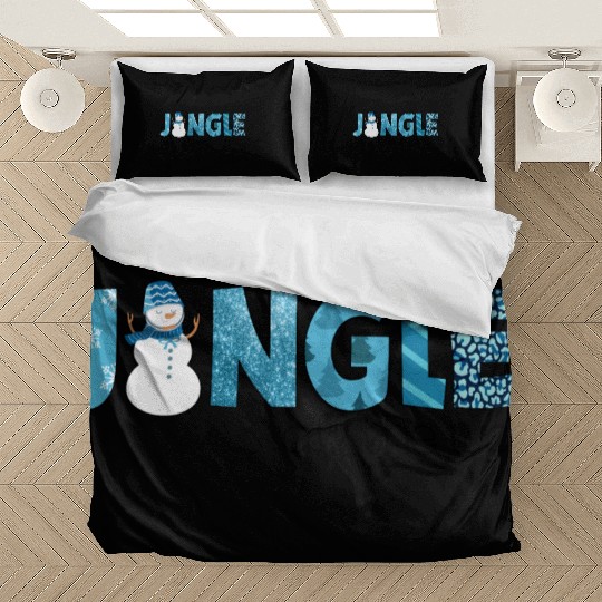 Jingle all the way sublimation Bedding Sets