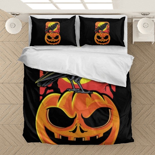 Crow Halloween Bird Watcher Gift Bedding Sets