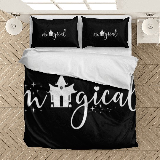 Halloween, Flying witch, Horror House Bedding Sets