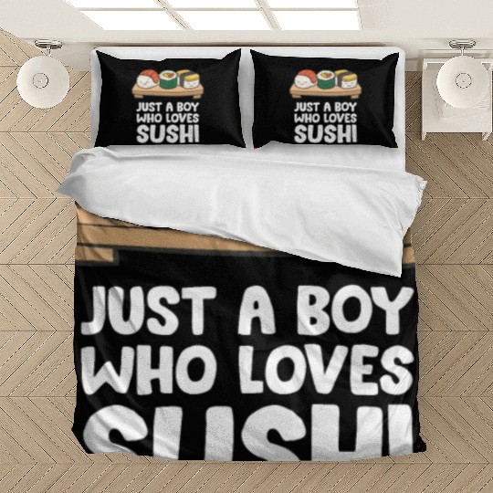 Just a Boy Who Loves Sushi Bedding Sets