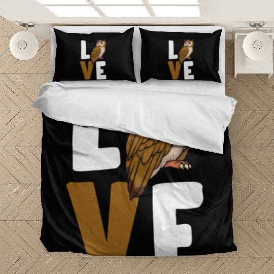 I Love Owls Animal Lover Owl Lover Bedding Sets T S