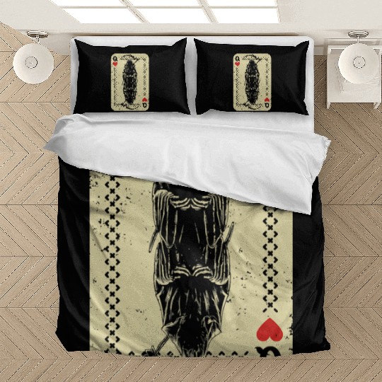 Santa Muerte Calavera Mexico Skeleton Poker Card D Bedding Sets