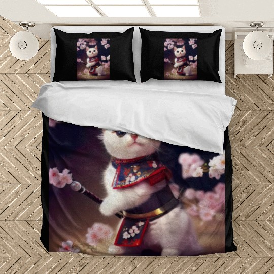 Samurai Cat Bedding Sets