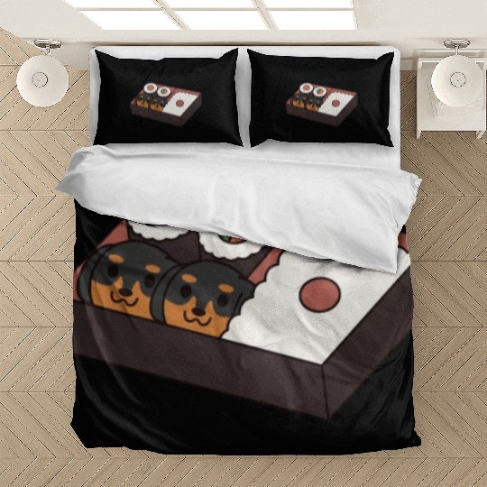Sushi Bento Box Dachshund Bedding Sets