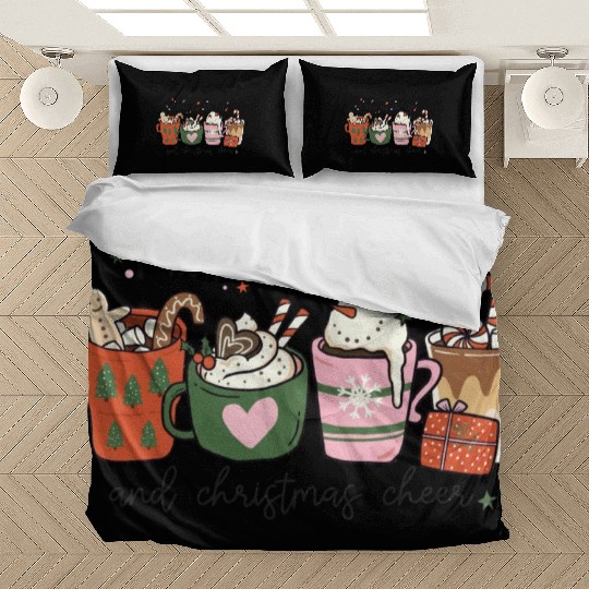Coffee & Christmas Cheer Bedding Sets