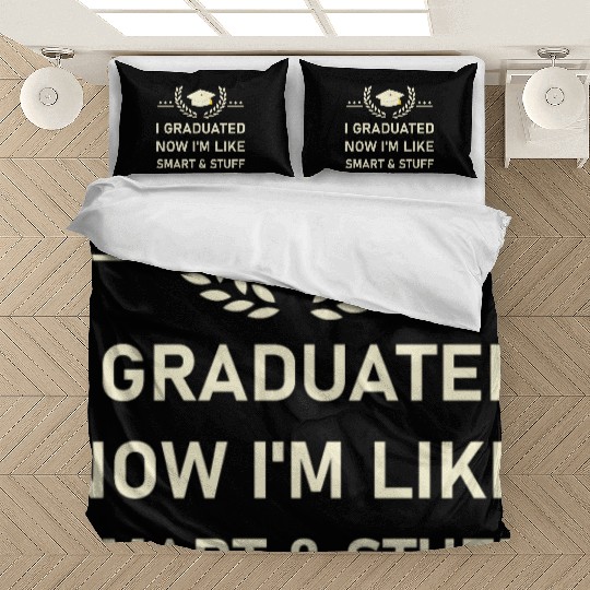 Funny College High School Graduation Gift Senior Bedding Sets