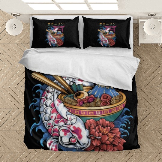 Ramen Koi Fish Japan Tokyo Kawaii Bedding Sets