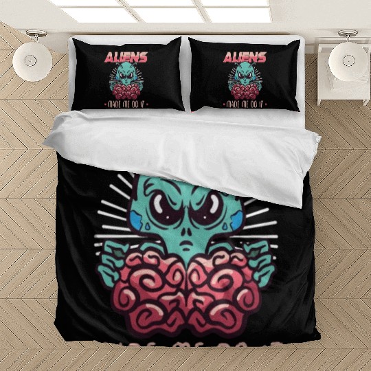 Alien Extraterrestrial Area 51 UFO Space Geek Gift Bedding Sets