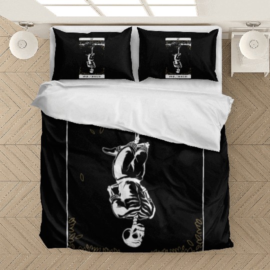 Wheel of Fortune Tarot Card Occult Goth Halloween Bedding Sets