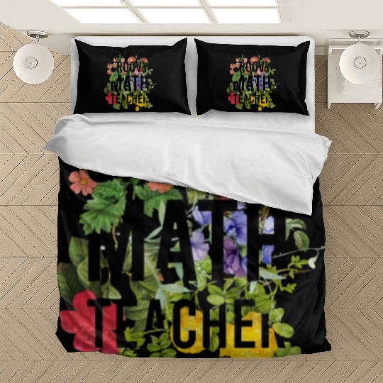 Groovy Math Teacher - teacher Bedding Sets