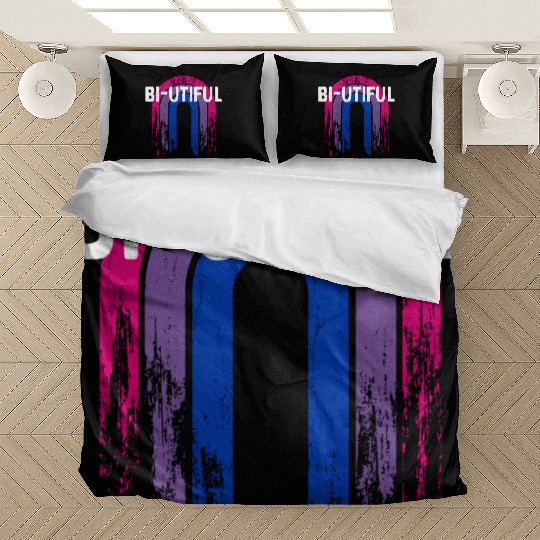 Bi-Utiful Bisexual Positivity Bi Pride Positive Bedding Sets