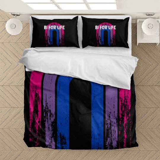Bi for Life Bisexual LGBTQ Bi Pride LGBT Gay Bedding Sets