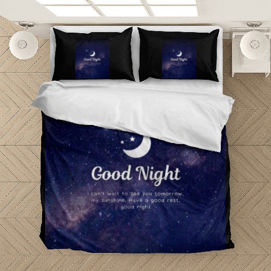 Good night with sweet dreams Bedding Sets