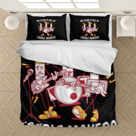 Music Teacher Band Bedding Sets