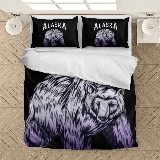 Alaska Gift USA Natur Bär Denali Grizzly Wald Bedding Sets