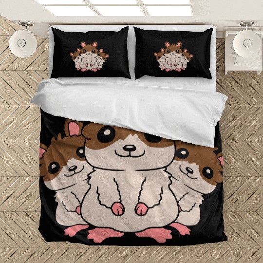 mom hamster kids crew Bedding Sets