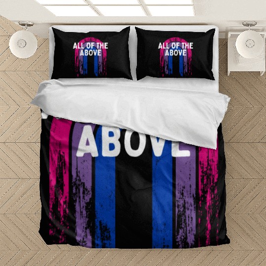 All of the Above Bisexual LGBTQ Bi Pride Bedding Sets