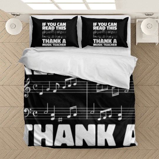 Music Teacher Notes Bedding Sets