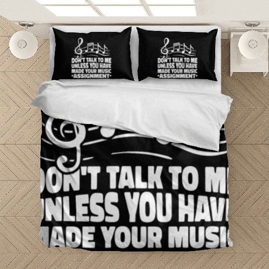 Music Teacher music nout Bedding Sets