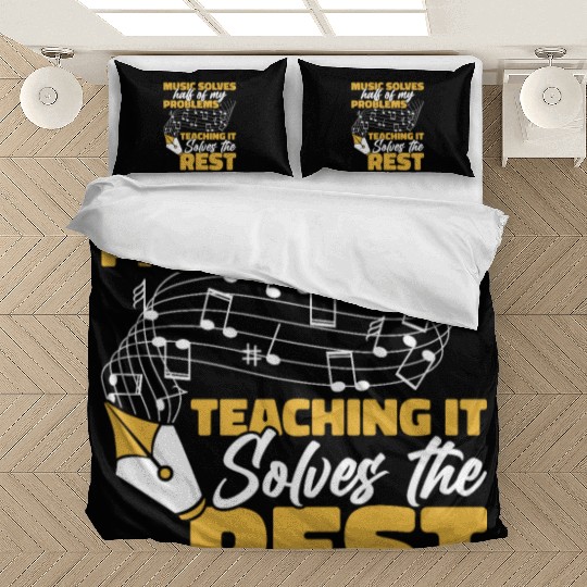 Music Teacher Notes Bedding Sets