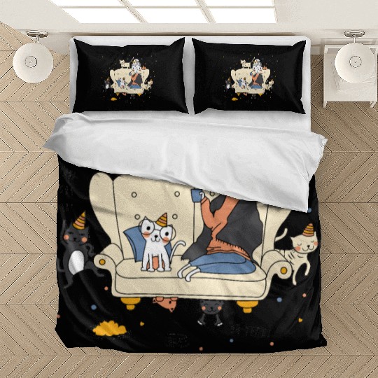 cute cats family Bedding Sets