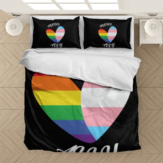 LBGT Flag Gay Pride Human Vintage Rainbow Bedding Sets