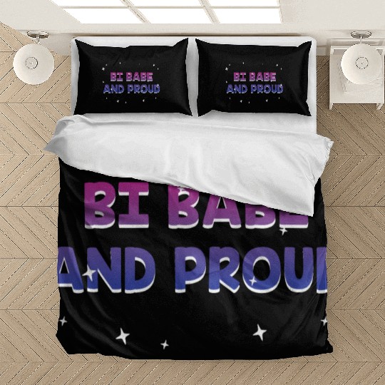 Bi Babe and Proud Bisexual Girlfriend Bi Pride Bedding Sets